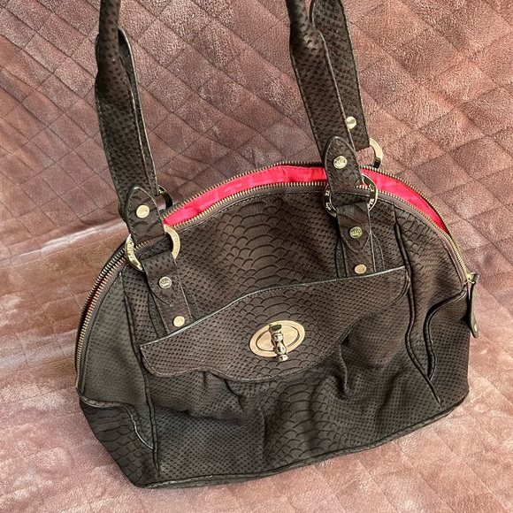 Elaine Turner suede shoulder bag - Picture 1 of 6